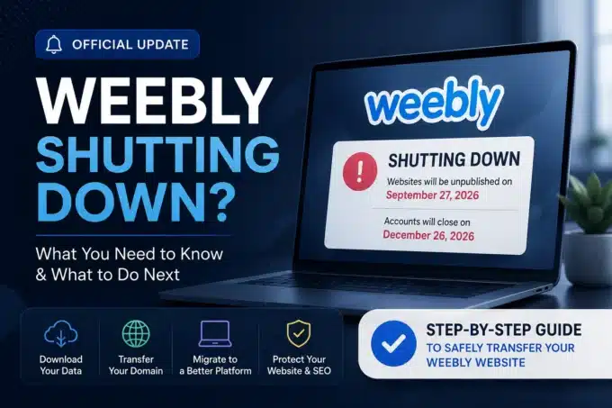 Weebly Is Shutting Down