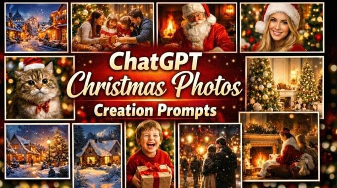 ChatGPT Christmas photos creation prompts