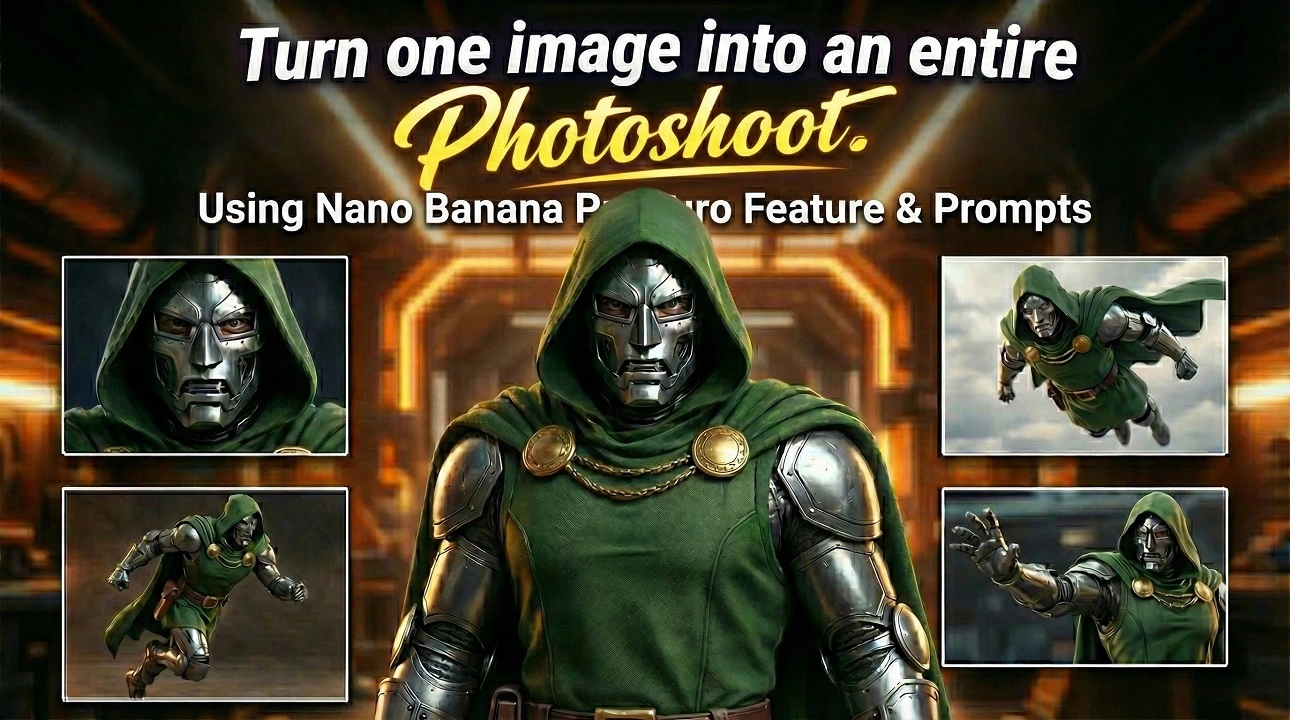 Gemini Nano Banana Pro Photoshoot