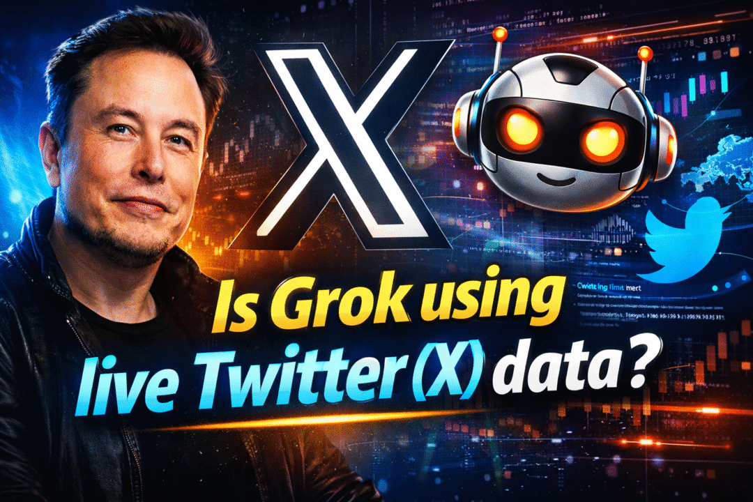 Is Grok using live Twitter (X) data?